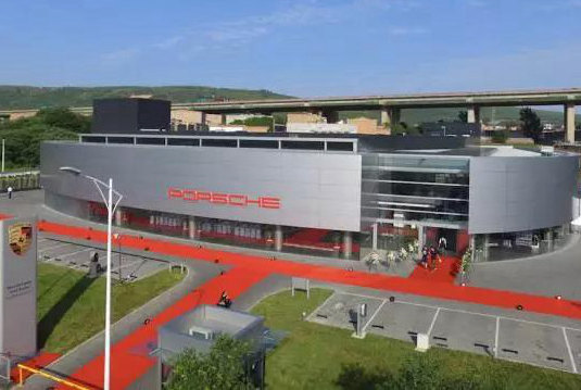 xi’an baqiao porsche center, the 8th one of c&d auto, goes into full operation