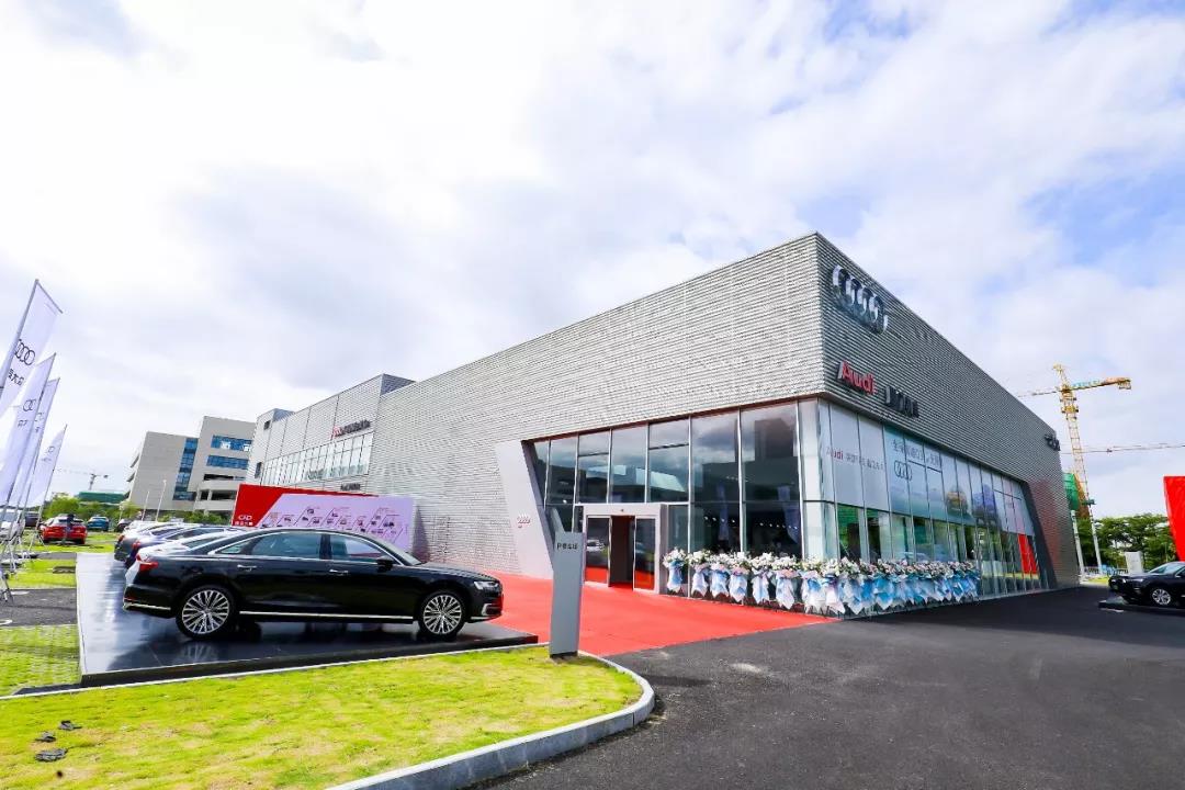 first audi store of c&d auto holds a grand opening